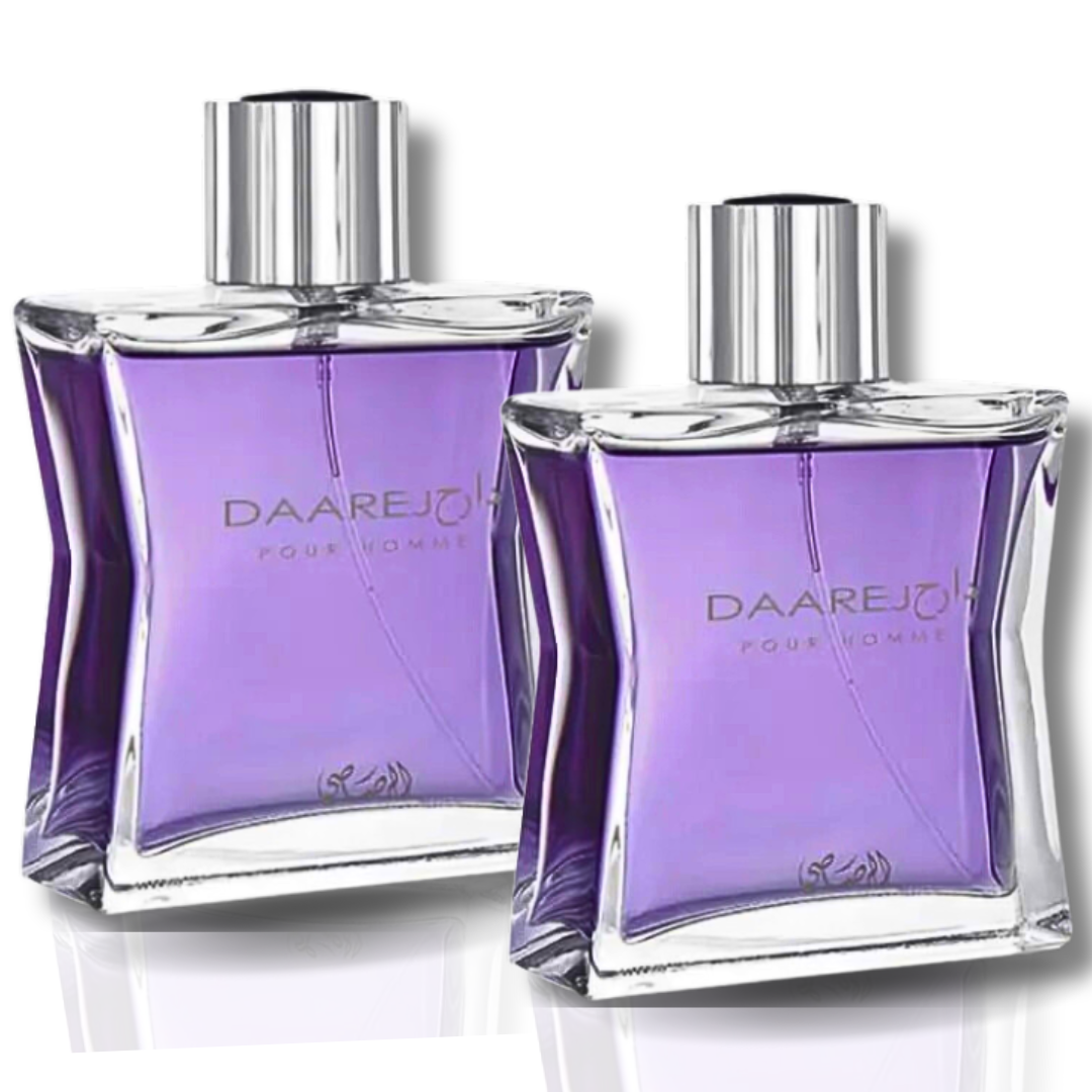 Daarej Men SET 2 EDP 100ML 3.4oz Perfume for Every Occasion By RASASI