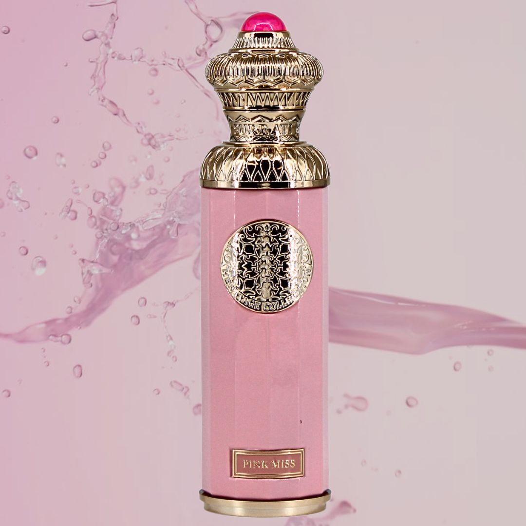 HERITAGE COLLECTION - PINK MISS Eau De Parfum Spray 140ML (4.7 OZ) By Surrati | A Playful Fruity-Floral Scent With An Elegant Finish.