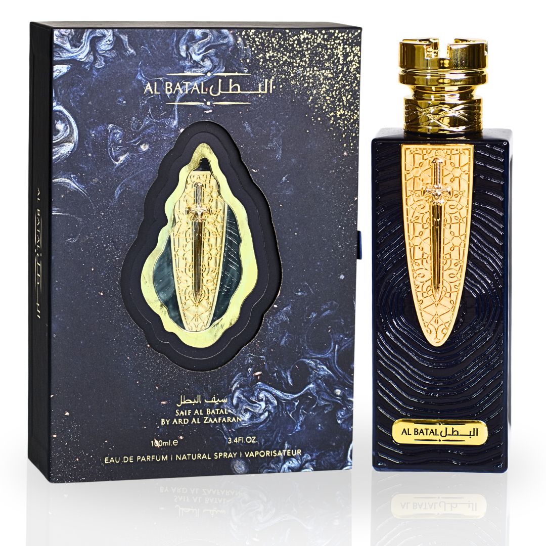 Saif Al Batal EDP Spray 100ML (3.4 OZ) By Ard Al Zaafaran | A Harmonious Fusion Of Exotic Freshness & Warm Complexity. - Intense Oud