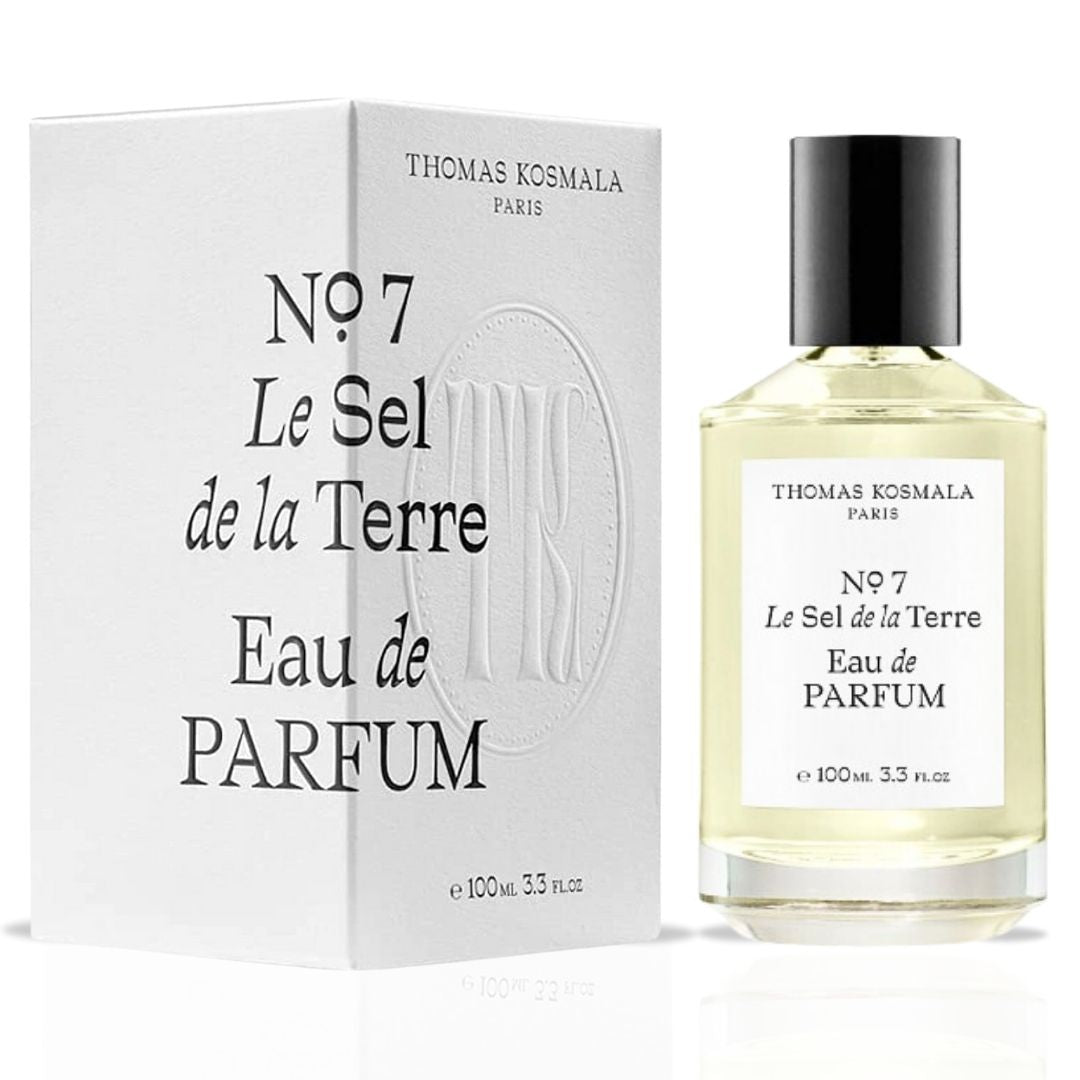 No. 7 Le Sel De La Terre Eau De Parfum Spray 100ML (3.3 OZ) By Thomas Kosmala Paris | A Crisp, Refreshing Marine Fragrance With A Subtle Floral & Woody Elegance.