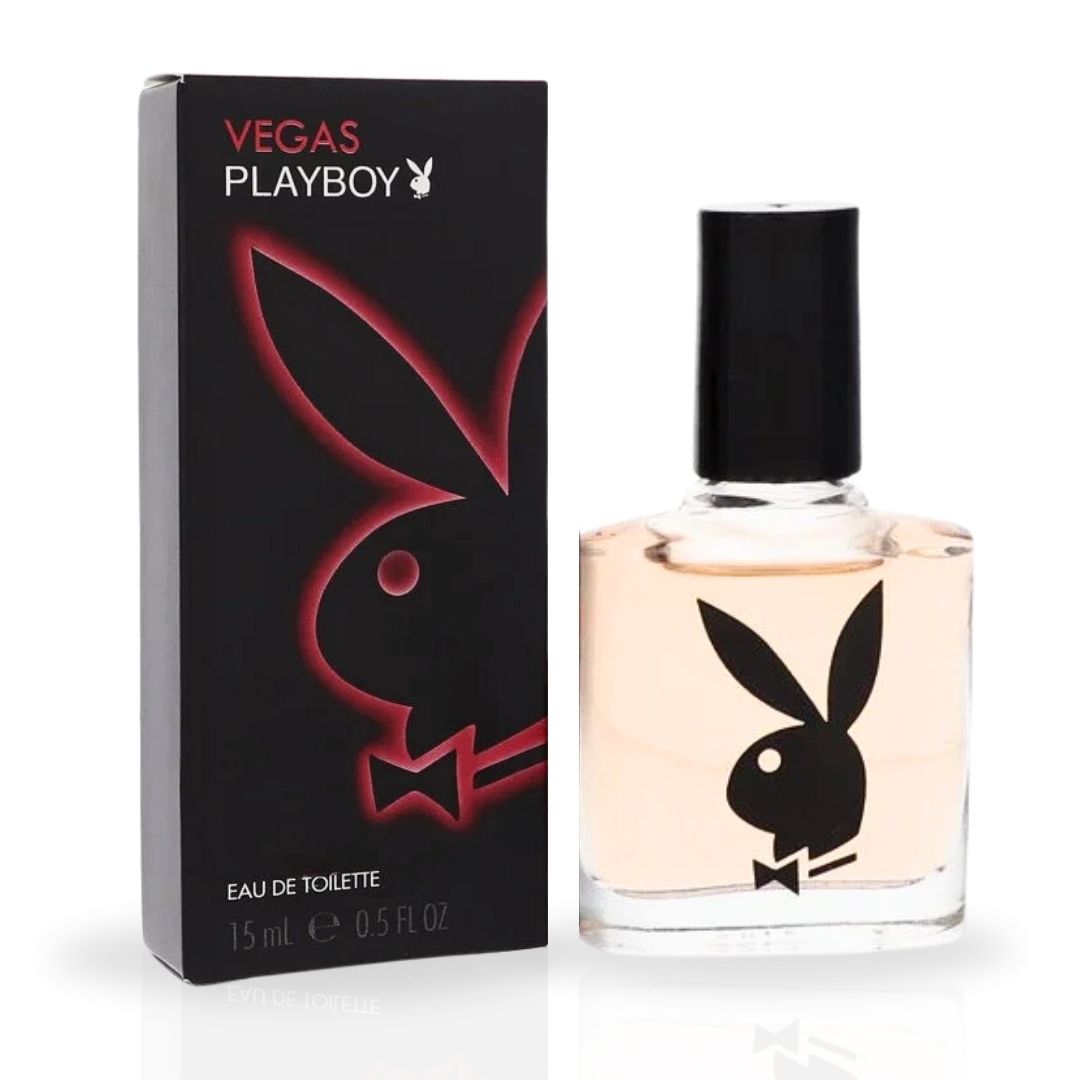 Vegas Playboy Cologne EDT 15ML (0.5 OZ) by Playboy | Long Lasting & Luxurious, Fragrance Miniatures.