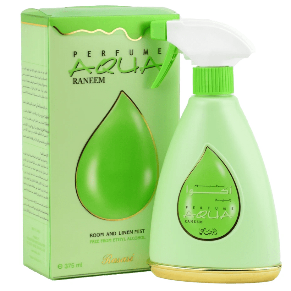 Aqua Raneem Air Freshener-375ml by Rasasi - Intense oud