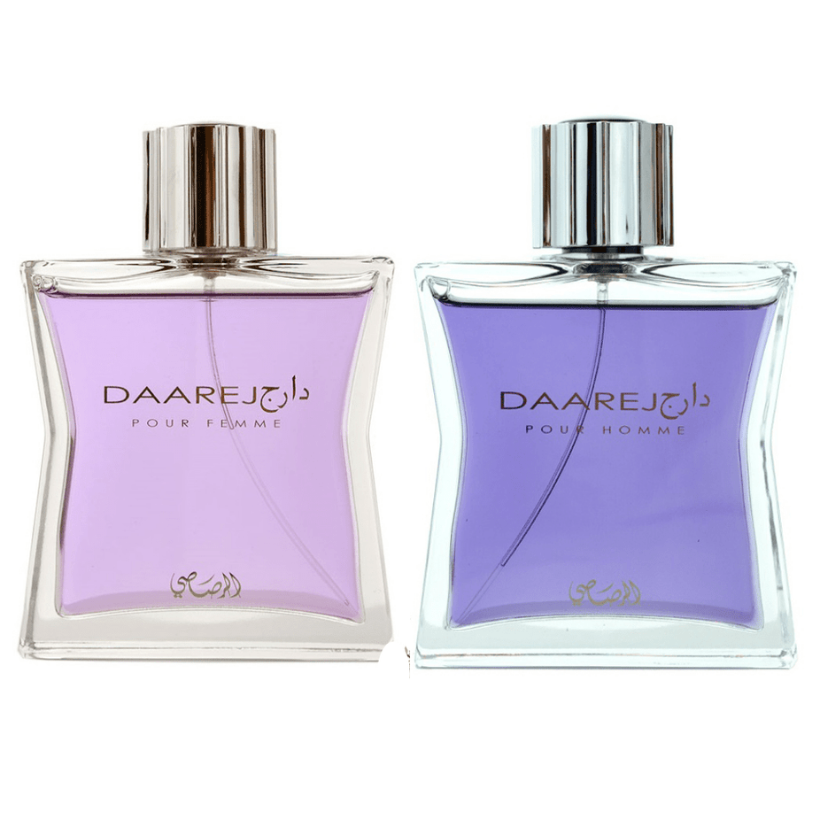 Daarej EDP (Couple Set) Men & Women 100 ML (3.4 oz) by Rasasi - Intense oud