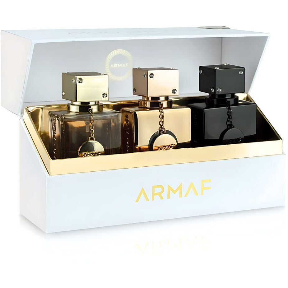 3PC Club De Nuit For Women Collector's Pride Parfum Gift Set - EDP Sprays 30ML (1 OZ) By Armaf | Luxurious Collection Of Miniature Parfum Sprays.