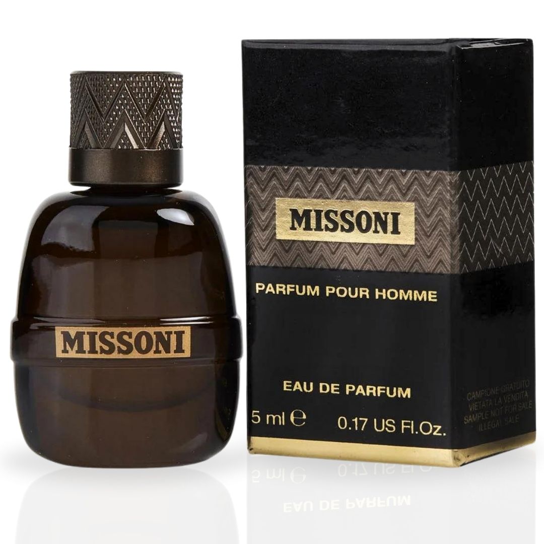 Missoni Parfum Pour Homme Cologne EDP 5ML (0.17 OZ) by Missoni | Long Lasting & Luxurious, Fragrance Miniatures.