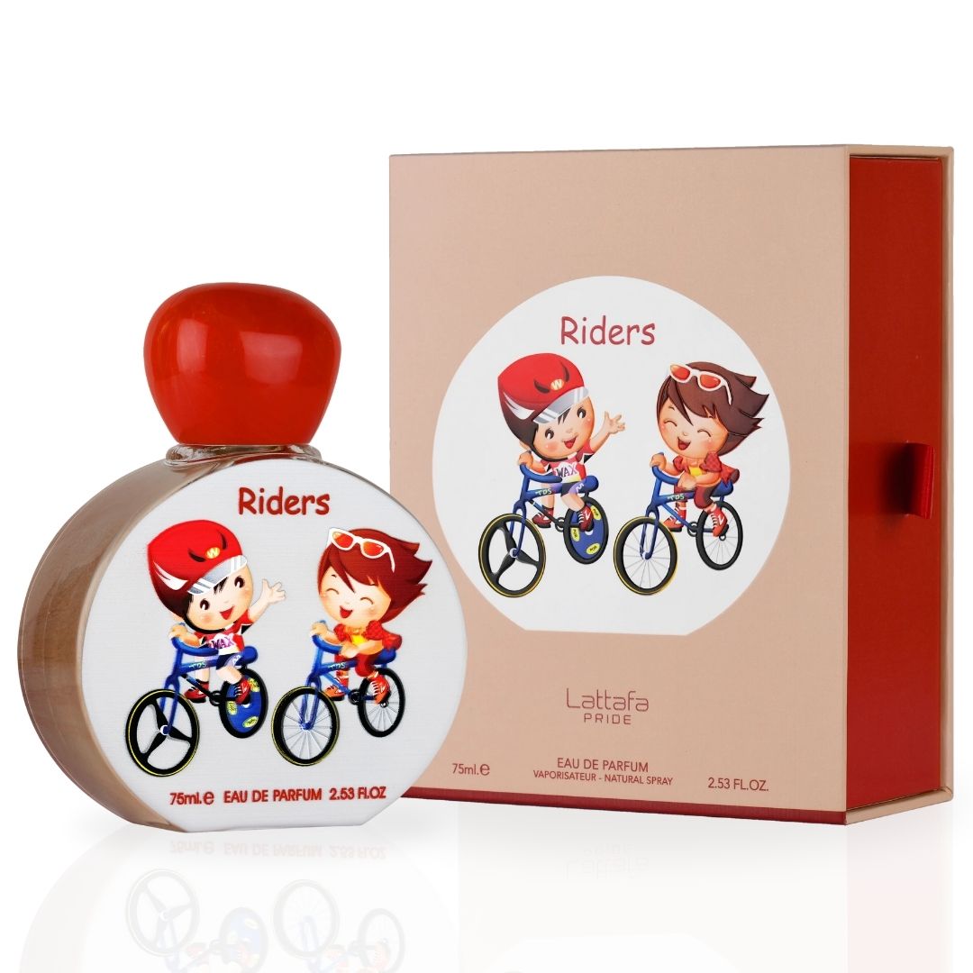 Riders For Kids Eau De Parfum Spray 75ML (2.5 OZ) By Lattafa Pride | Fresh, Soft Floral, Citrusy Fragrance.