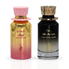 Time To Love & Risala Special Blend - EDP Sprays 100ML (3.4 OZ) By RISALA | Long Lasting, Exquisite Arabian Scents. (MYSTIC BUNDLE)