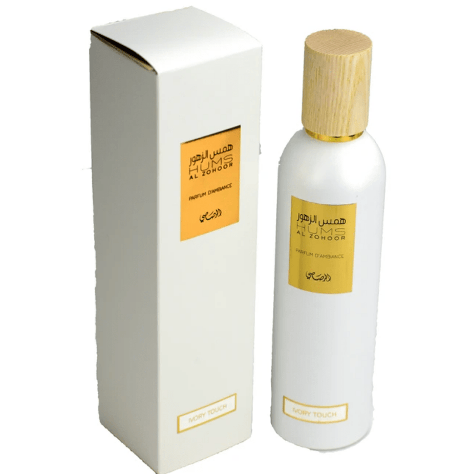 Hums Al Zuhoor Ivory Touch Air Freshener - 250 ML (8.4 oz) by Rasasi - Intense oud