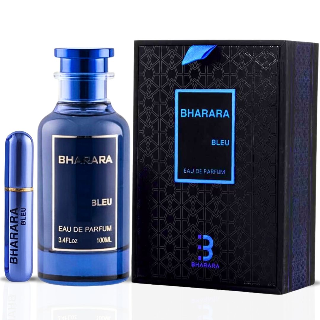 Bharara Bleu Pour Homme EDP Spray 100ML (3.4 OZ) By BHARARA | Fresh Citrus Meets Sweet Berries.