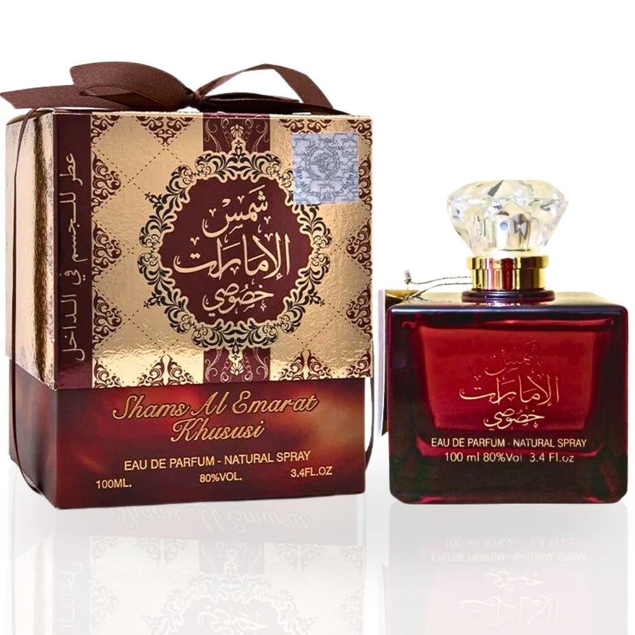 Shams Al Emarat Khususi EDP Spray 100ML (3.4 OZ) By Ard Al Zaafaran | A Harmonious Blend Of Fresh Sweetness & Floral Elegance. - Intense Oud