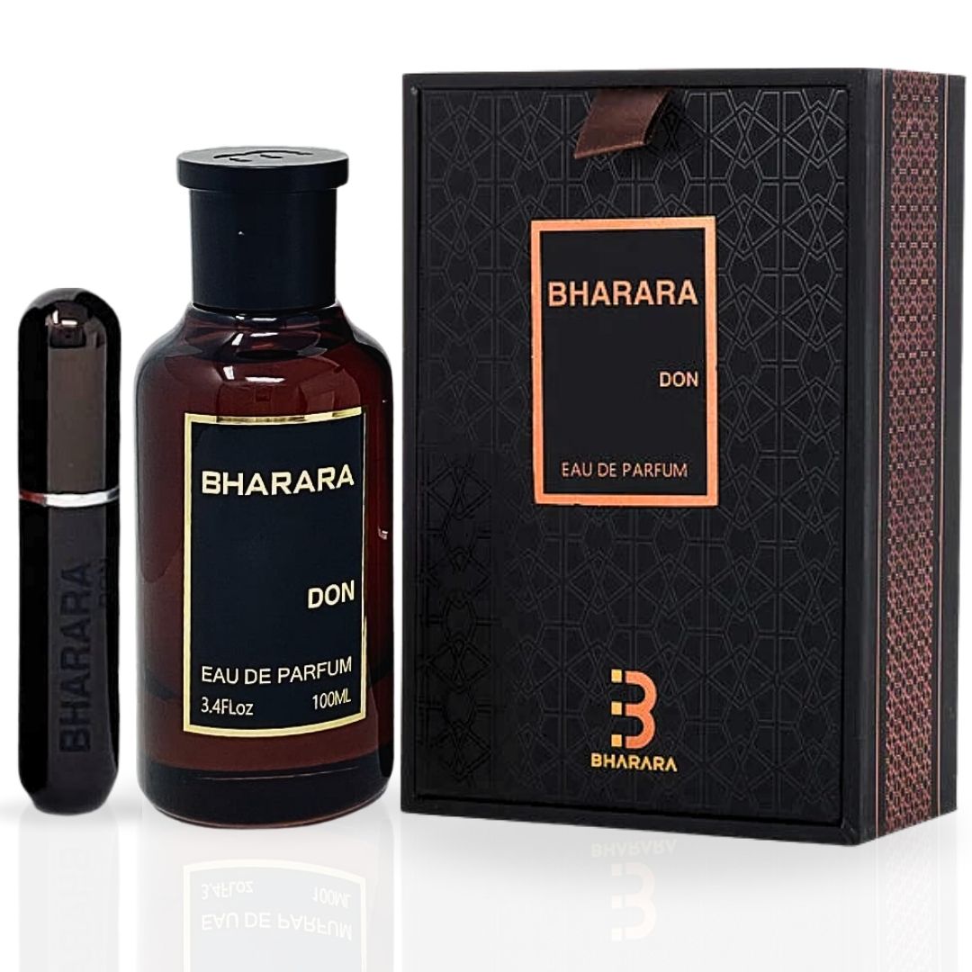 Bharara Don Pour Homme EDP Spray 100ML (3.4 OZ) by BHARARA | Long Lasting, Bold, Woody, Masculine Scent.