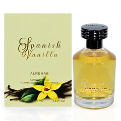 Spanish Vanilla EDP Spray 100ML (3.4 OZ) By Al Rehab | A Luxurious Soft, Sweet Vanilla Fragrance.