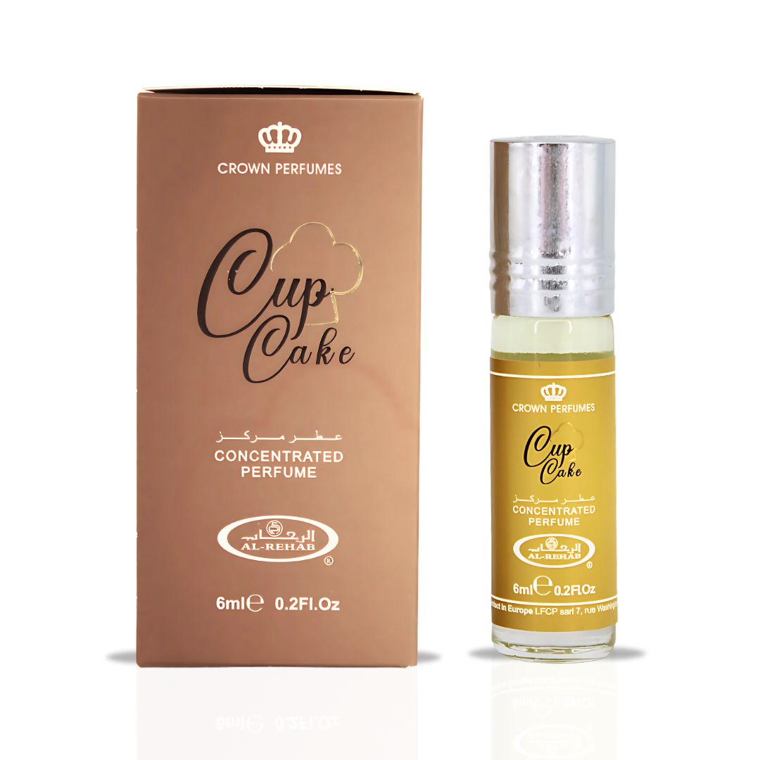 Cupcake Perfume Oil CPO 6ML (0.2 OZ) By Al Rehab | Citrus, Creamy Vanilla & Amber For A Cozy, Sweet Finish.