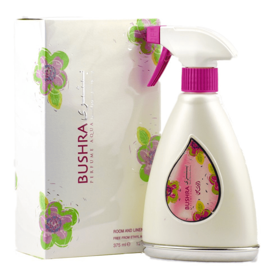 Aqua Bushra Air Freshener-375ml by Rasasi - Intense oud