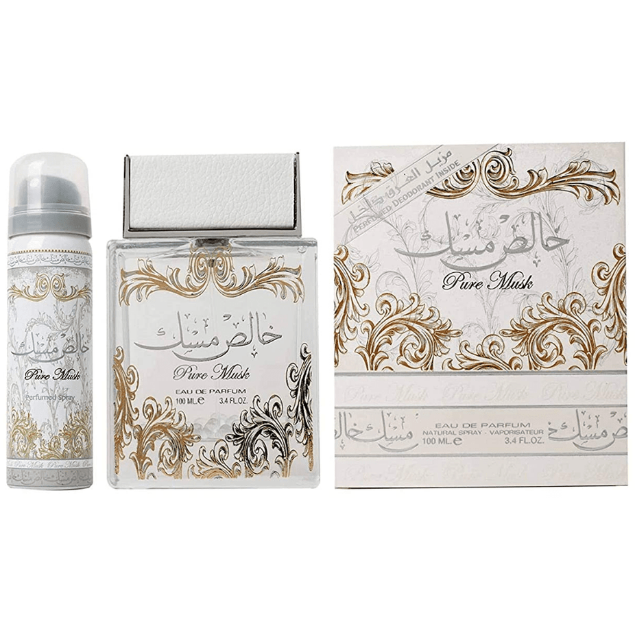 Pure Musk w/ DEO Unisex EDP - 100ML by Lattafa - Intense oud