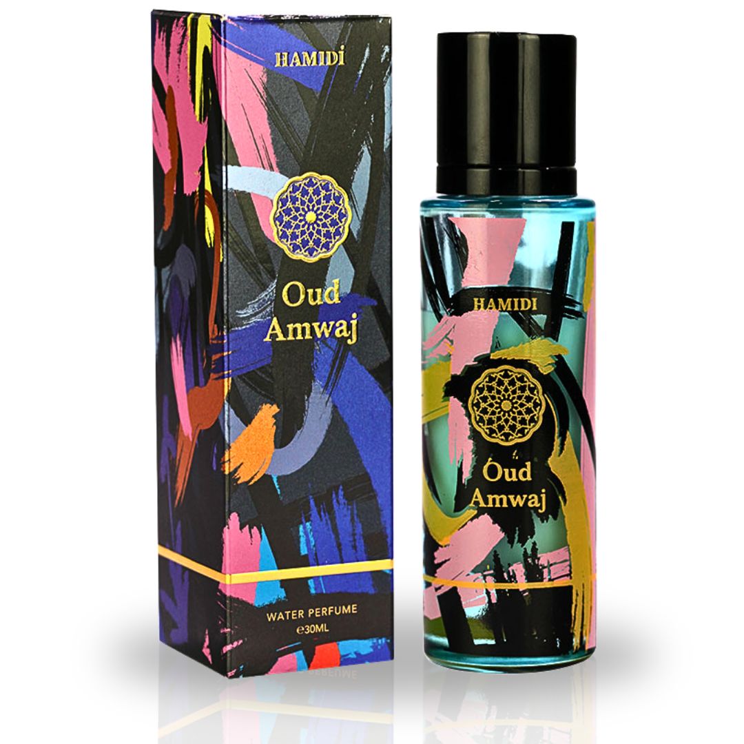 OUD AMWAJ Water Perfume Spray 30ML (1.01 OZ) By Hamidi | Elevate Your ...