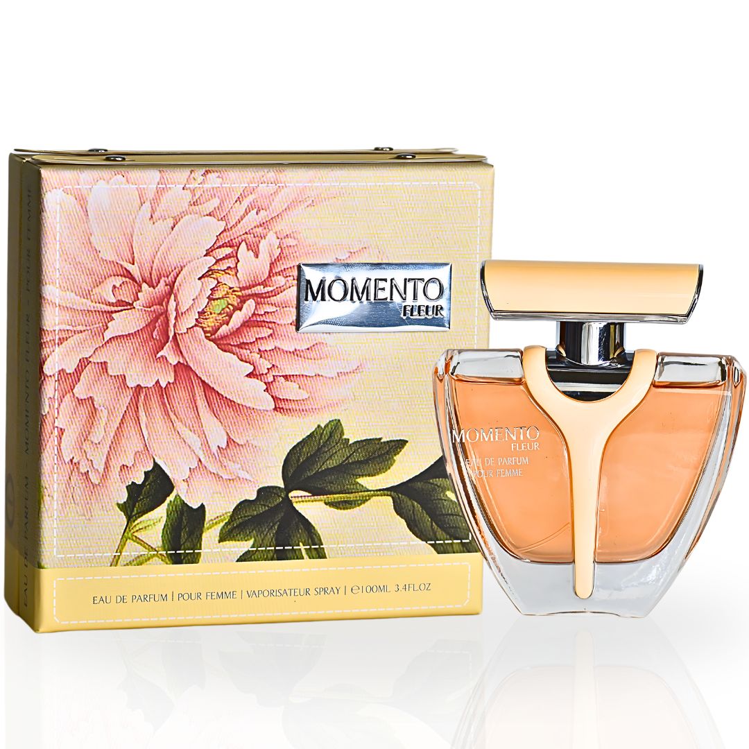 Momento Fleur EDP Spray 100ML (3.4 OZ) By Armaf | Indulge In The Timeless Bloom Of This Elegant Fragrance. - Intense Oud