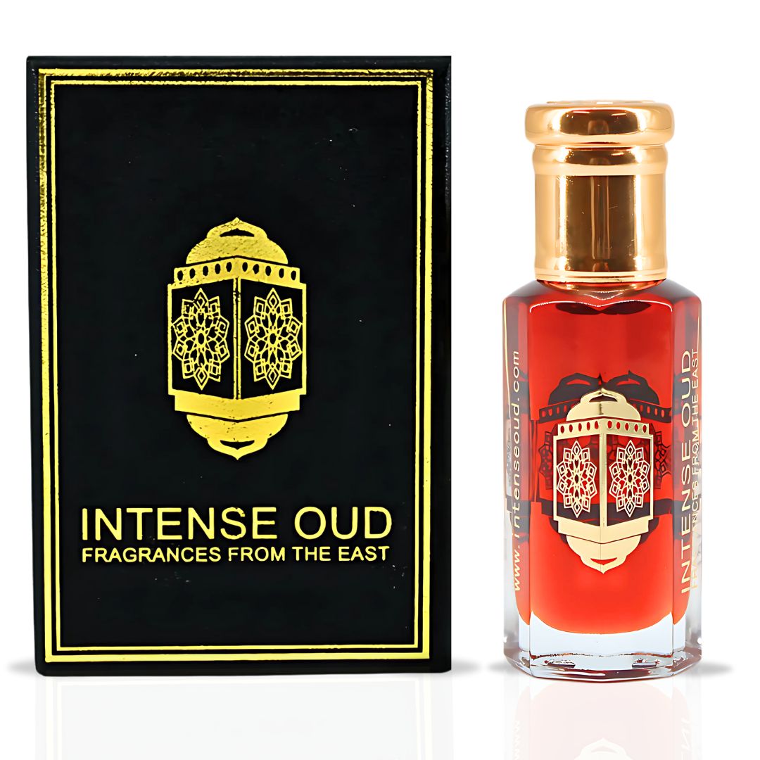 Gold Saffron Perfume Oil 12ML (0.40 OZ) With Black Gift Box By Intense Oud | Exotic Saffron, Rich Amber & Sweet Vanilla.