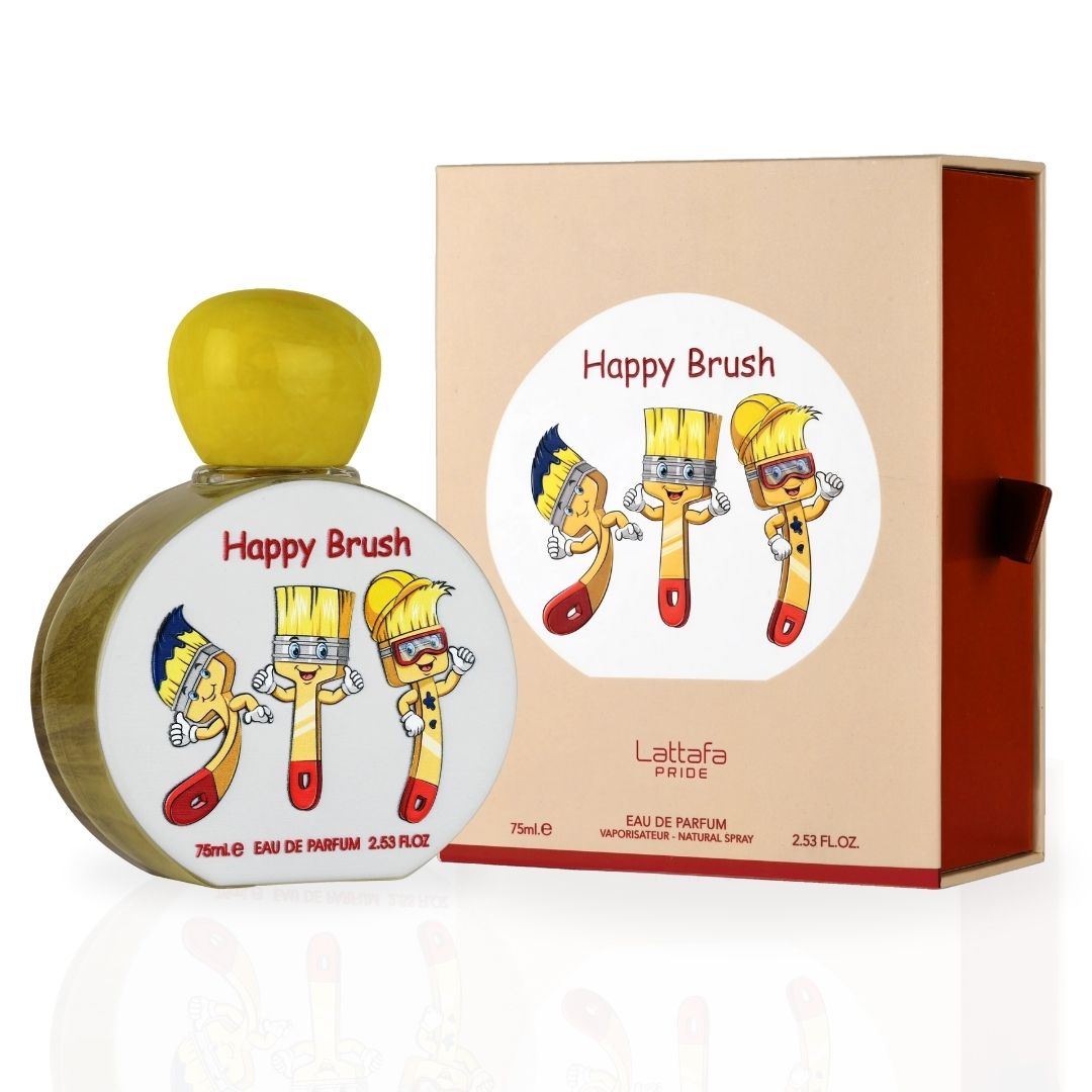 Happy Brush For Kids Eau De Parfum Spray 75ML (2.5 OZ) By Lattafa Pride | Fresh, Fruity, Gourmand Fragrance.