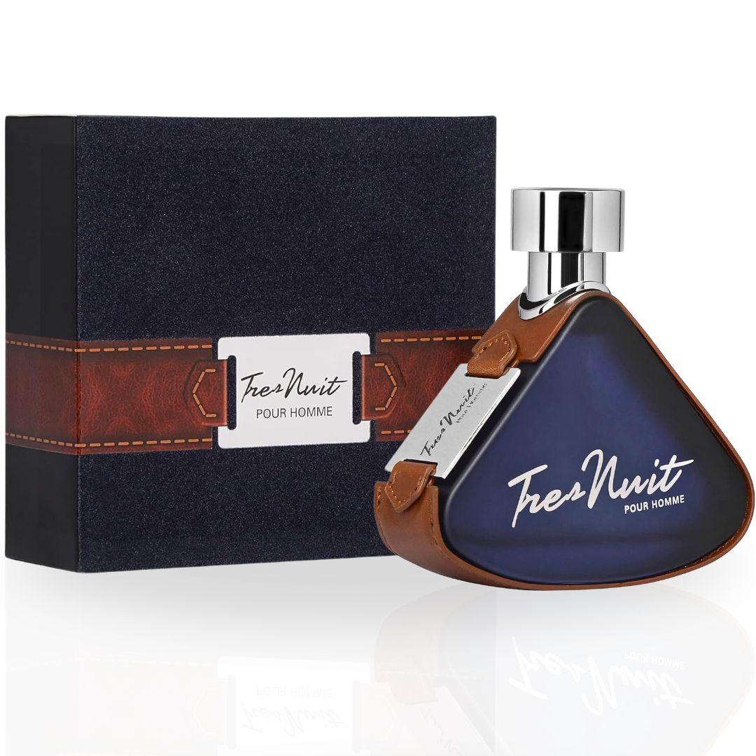 Tres Nuit Pour Homme EDP Spray 100ML (3.4 OZ) By Armaf | Experience The Timeless Luxury In Every Spray. - Intense Oud