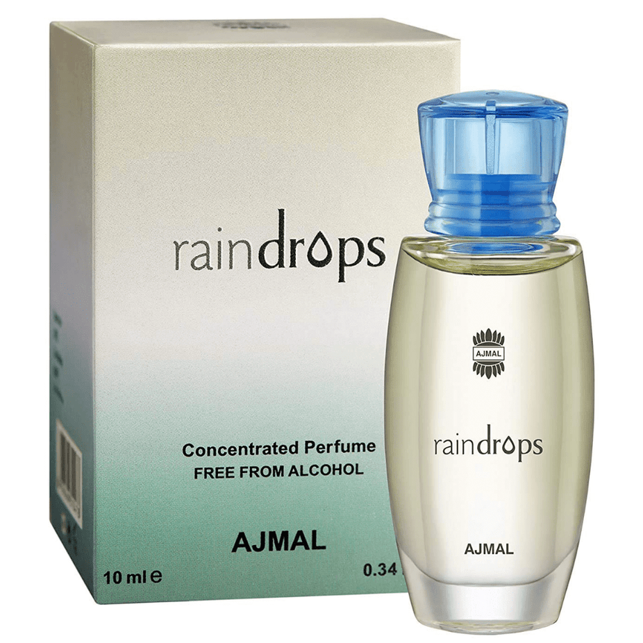 Raindrops Perfume Oil - 10ml (0.3 oz) By Ajmal Perfumes - Intense oud