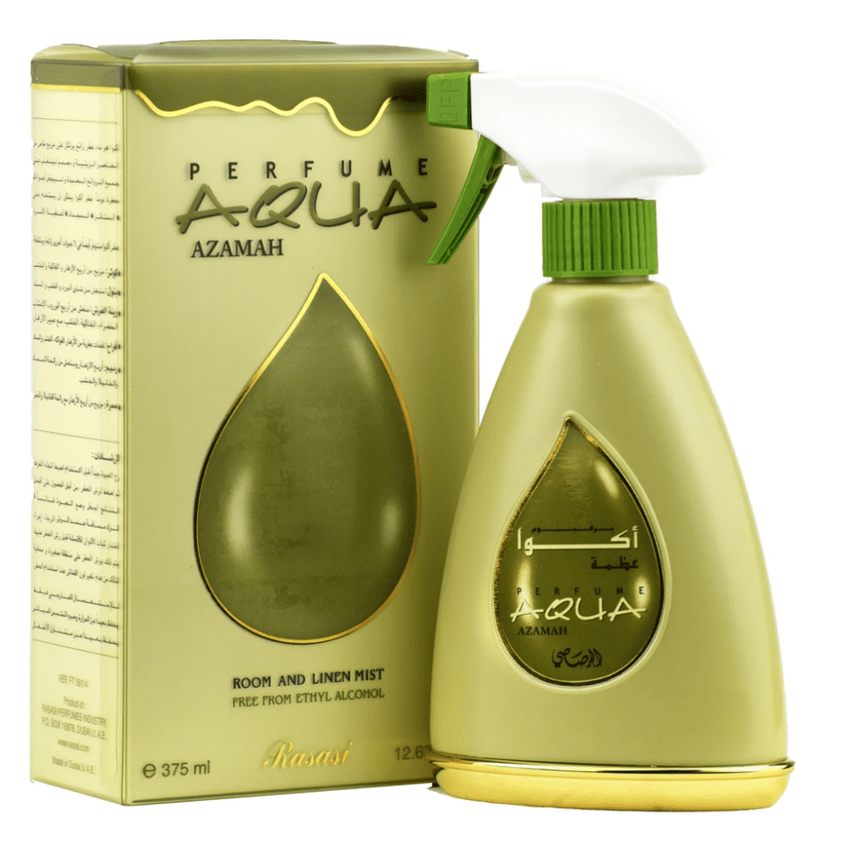 Aqua Azamah Air Freshener-375ml by Rasasi - Intense oud