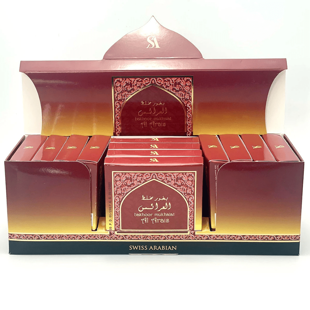 Bakhoor Mukhalat Al Arais - 40 GM (1.4 oz) by Swiss Arabian | Intense Oud