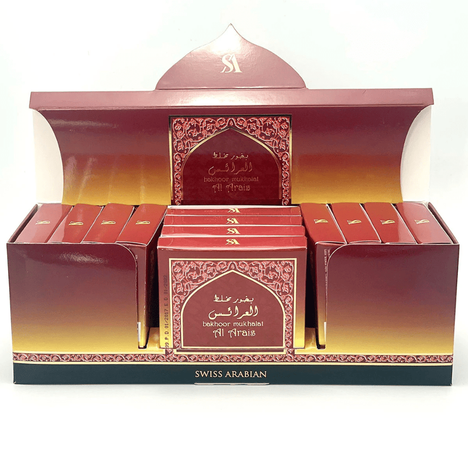 Bakhoor Mukhalat Al Arais - 40 GM (1.4 oz) by Swiss Arabian - Intense oud