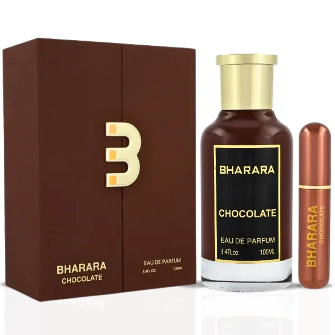 Bharara Chocolate EDP Spray 100ML (3.4 OZ) By BHARARA | A Rich Gourmand Masterpiece With Sweet Spice.