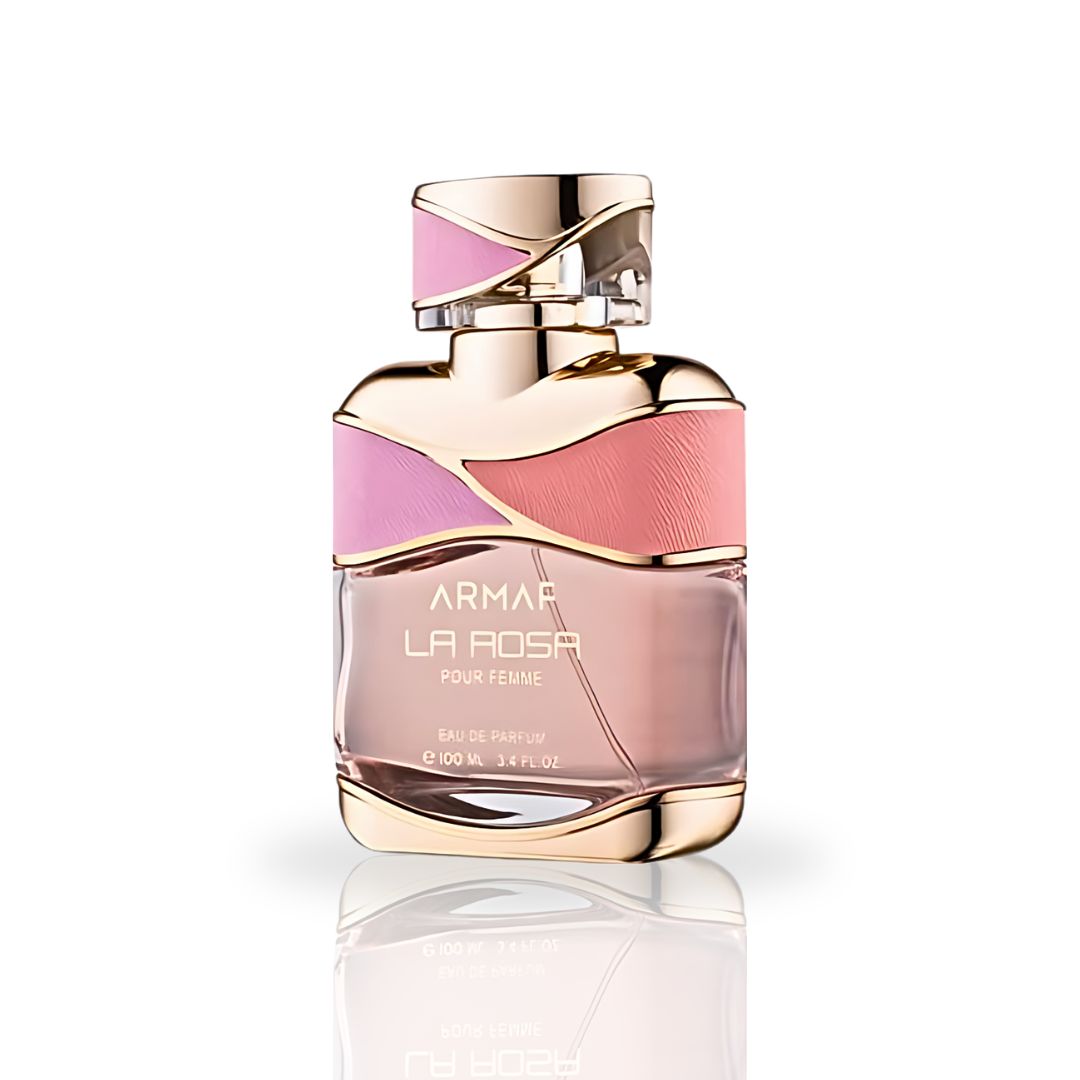 La Rosa Pour Femme EDP Spray 100ML (3.4 OZ) By Armaf | Long Lasting, Luxurious, Signature Feminine Scent.