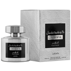 Confidential Platinum EDP - 100Ml by Lattafa - Intense oud