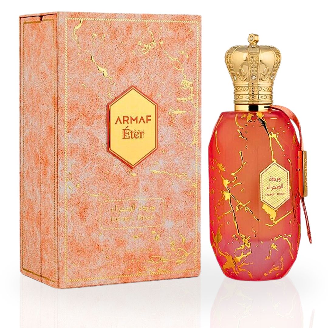 Armaf Eter Desert Rose EDP Spray 100ML (3.4 OZ) By Armaf | Indulge in the Allure of This Exquisite Aroma.