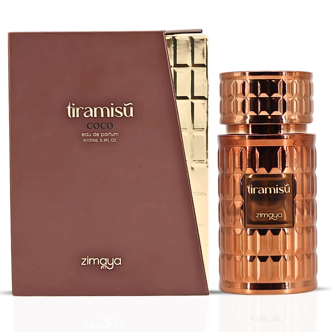 Tiramisu Coco Eau De Parfum Spray 100ML (3.4 OZ) by Zimaya | A Cozy, Dessert-Inspired Fragrance for a Sweet, Indulgent Experience.