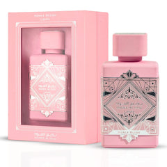 Bad'ee Al Oud Noble Blush Eau De Parfum Spray 100ML (3.4 OZ) By Lattafa | A Sweet, Creamy Floral Fragrance With Woody Notes.