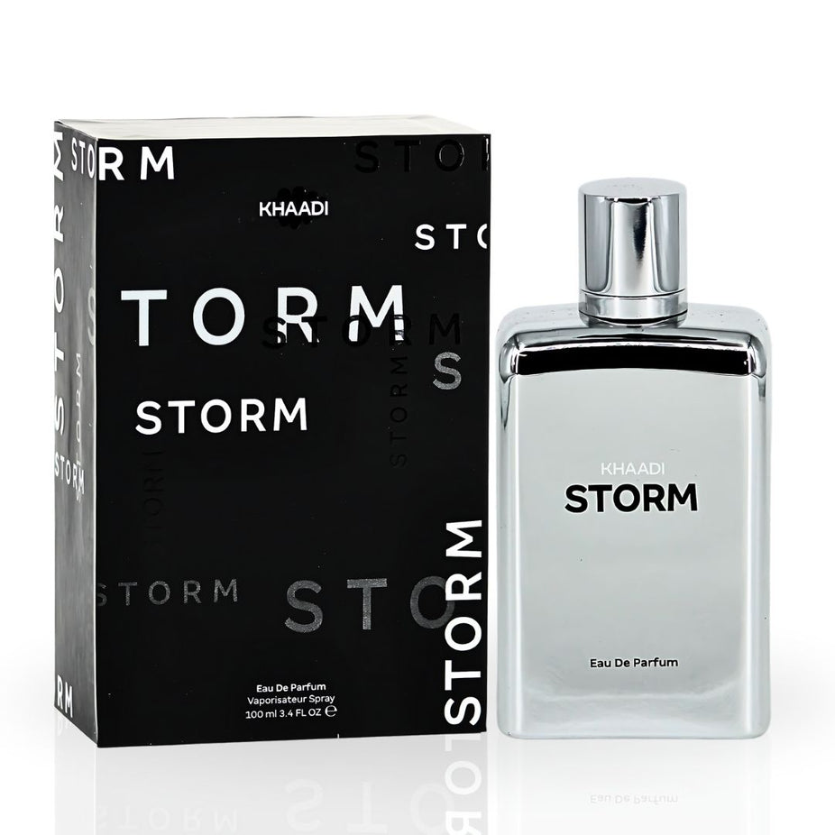 Storm EDP Spray 100ML (3.4 OZ) by Khaadi | Long Lasting, Modern, Fresh, Aquatic Perfumes.