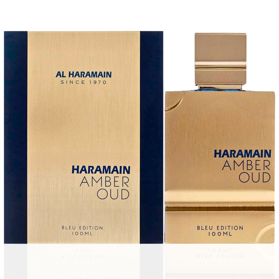 Amber Oud Bleu Edition EDP Spray 100ML (3.33 OZ) By Al Haramain | Long Lasting, Refreshing, Luxurious Blend Of Aromatic Fragrances. - Intense Oud