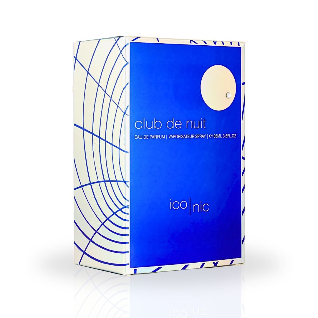 Club De Nuit Blue Iconic EDP Spray 105ML (3.6 OZ) By Armaf | Embrace The Bold Essence Of This Luxurious Scent.