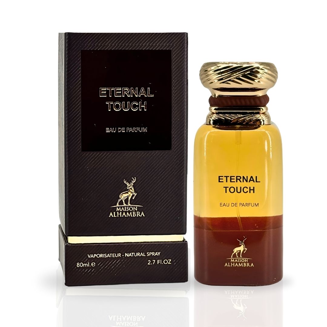 Eternal Touch EDP Spray 80ML (2.7OZ) by Maison Alhambra | Unleash Your Bold Essence with This Luxurious Fragrance.