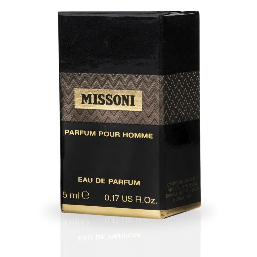 Missoni Parfum Pour Homme Cologne EDP 5ML (0.17 OZ) by Missoni | Long Lasting & Luxurious, Fragrance Miniatures.