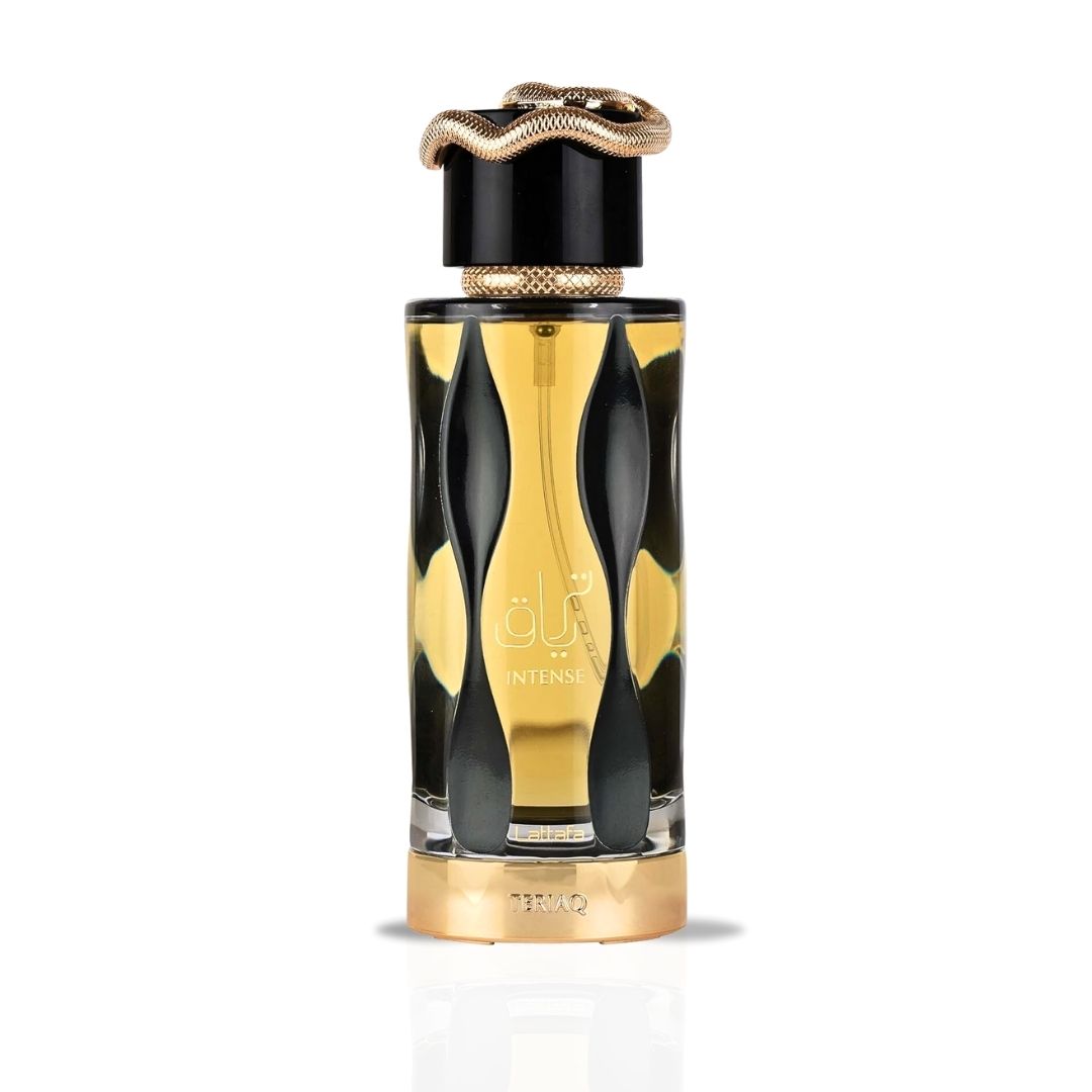 Teriaq Intense Eau De Parfum Spray 100ML (3.4 OZ) By Lattafa | Long Lasting, Luxurious, Spicy, Warm, Sweet Undertones.