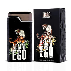 Ego Tigre Parfum For Men & Ego Exotic Parfum For Women EDP Sprays 100ML (3.4 OZ) By Armaf | Luxurious, Fresh, Fruity-Floral, Warm, Woody Scents. (BUNDLE) - Intense Oud