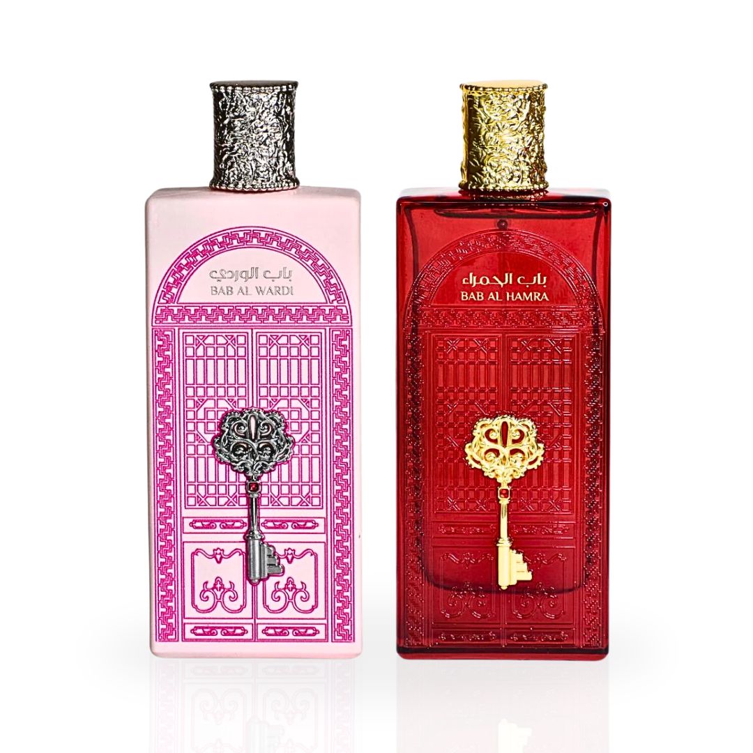 Bab Al Wardi & Bab Al Hamra - EDP Sprays 100ML (3.4 OZ) By Ard Al Zaafaran | Experience The Warmth Of These Vibrant & Elegantly Timeless Scents. (ENCHANTED BUNDLE)