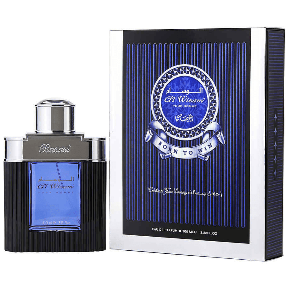 Al Wisam Evening for Men EDP - 100 ML by Rasasi - Intense oud