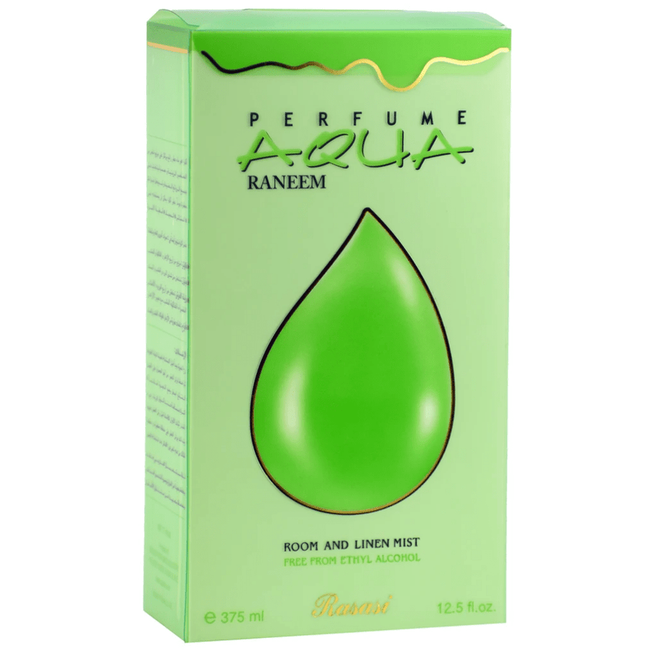 Aqua Raneem Air Freshener-375ml by Rasasi - Intense oud