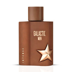 Galactic Men Intense Eau De Parfum Spray 100ML (3.4 OZ) by Maison Alhambra | A Cozy, Sweet & Smoky Blend with Rich Vanilla, Cacao & Resinous Warmth.