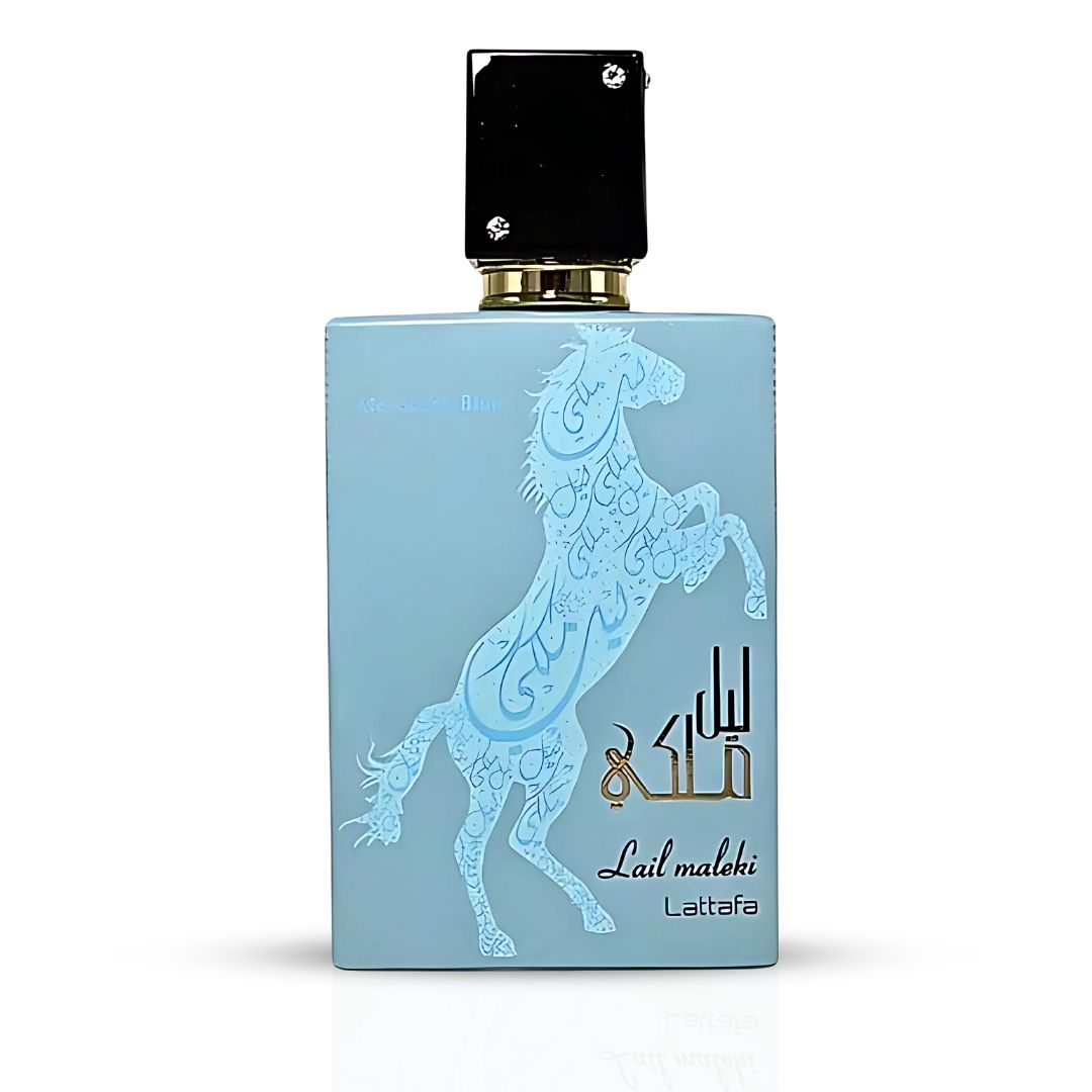 Lail Maleki Moroccon Blue Eau De Parfum Spray 100ML (3.4 OZ) By Lattafa | A Blend Of Citrus, Warm Florals & Woody Oud For A Lasting Impression.