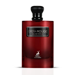 Opera Rouge Eau De Parfum Spray 100ML (3.4 OZ) by Maison Alhambra | A Playful Blend of Fruity, Floral, & Creamy Warmth.