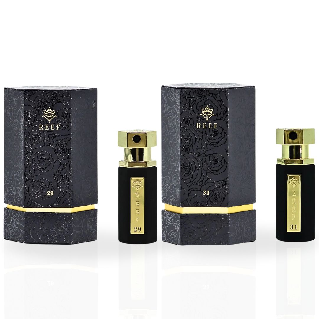 MINI Reef 29 & MINI Reef 32 EDP Sprays (0.50 OZ) by Reef Perfumes | Long Lasting & Luxurious Fragrances. (BUNDLE)