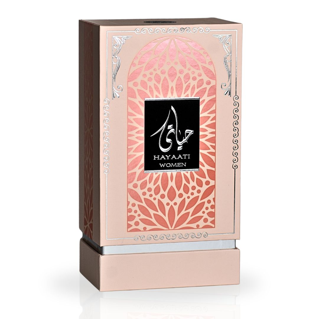 Hayaati For Women EDP Spray 100ML (3.4 OZ) By Ard Al Zaafaran | Long Lasting, Refreshing, Enchanting Aroma. - Intense Oud