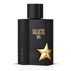 Galactic Men Elixir Eau De Parfum Spray 100ML (3.4 OZ) by Maison Alhambra | A Smoky, Sweet Blend of Tobaco, Honey, and Amber for a Rich, Sensual Finish.